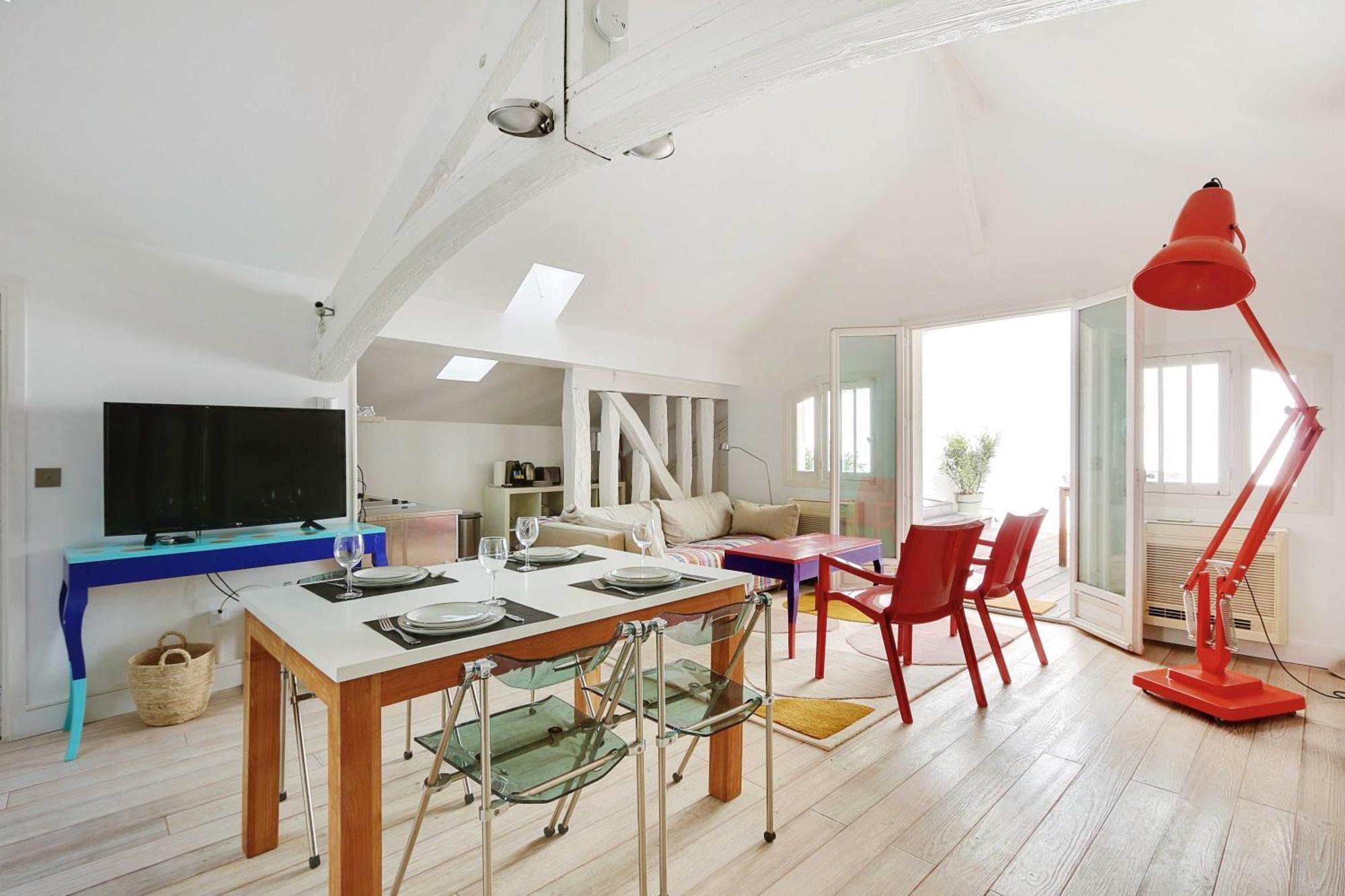 Cozy Avec Terrace - 2br-4p - Centre De Appartement