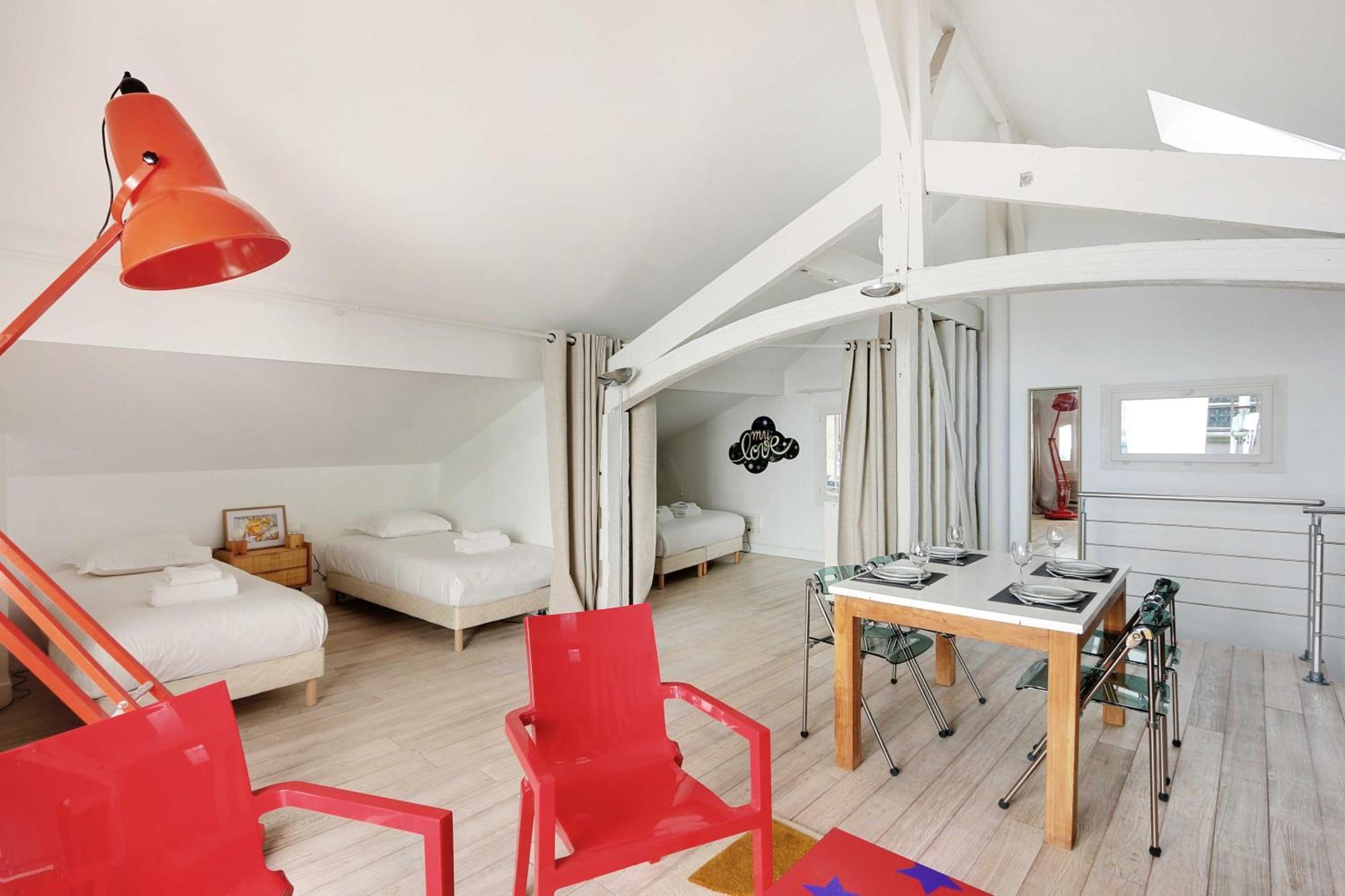 Appartement Cozy Avec Terrace - 2br-4p - Centre De Parijs